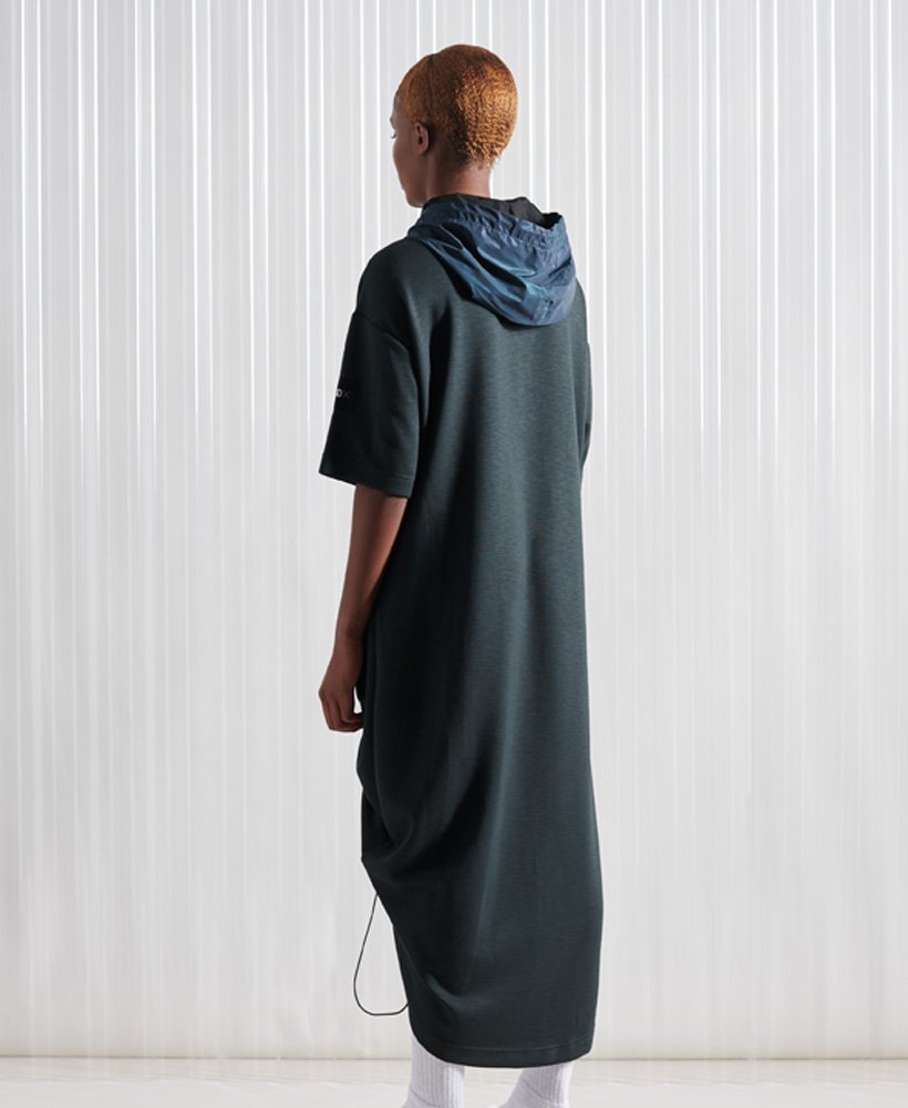 limited edition sdx traction sweat dress in donkergrijs