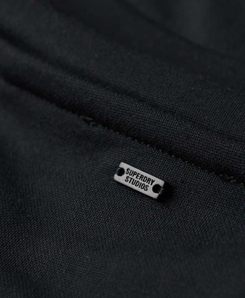 jersey midi-jurk met detail op de rug in zwart