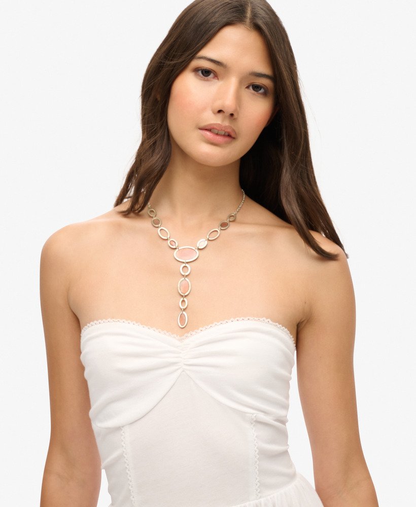 mini-jurk met kanten bandeau uit de jaren 50 in optic