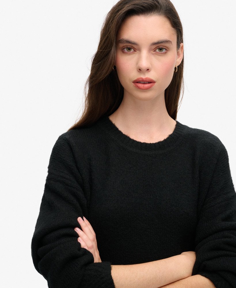 slouch midi-jumpsuitjurk in black twist