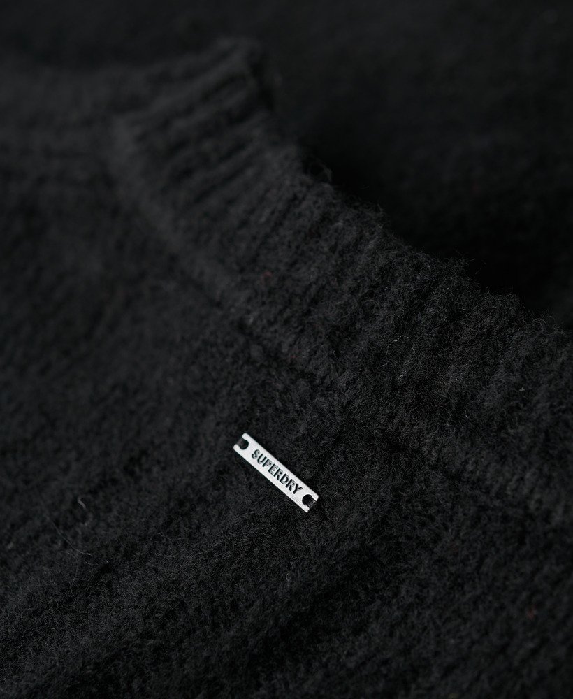 slouch midi-jumpsuitjurk in black twist