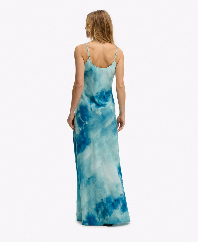 Maxi-slipjurk met print
