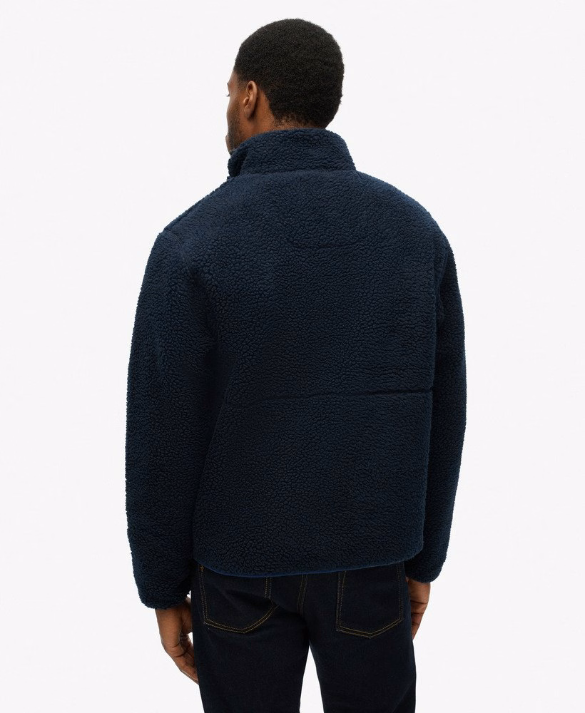 Outdoor Sherpa fleece met halve rits