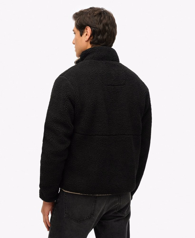 Outdoor Sherpa fleece met halve rits