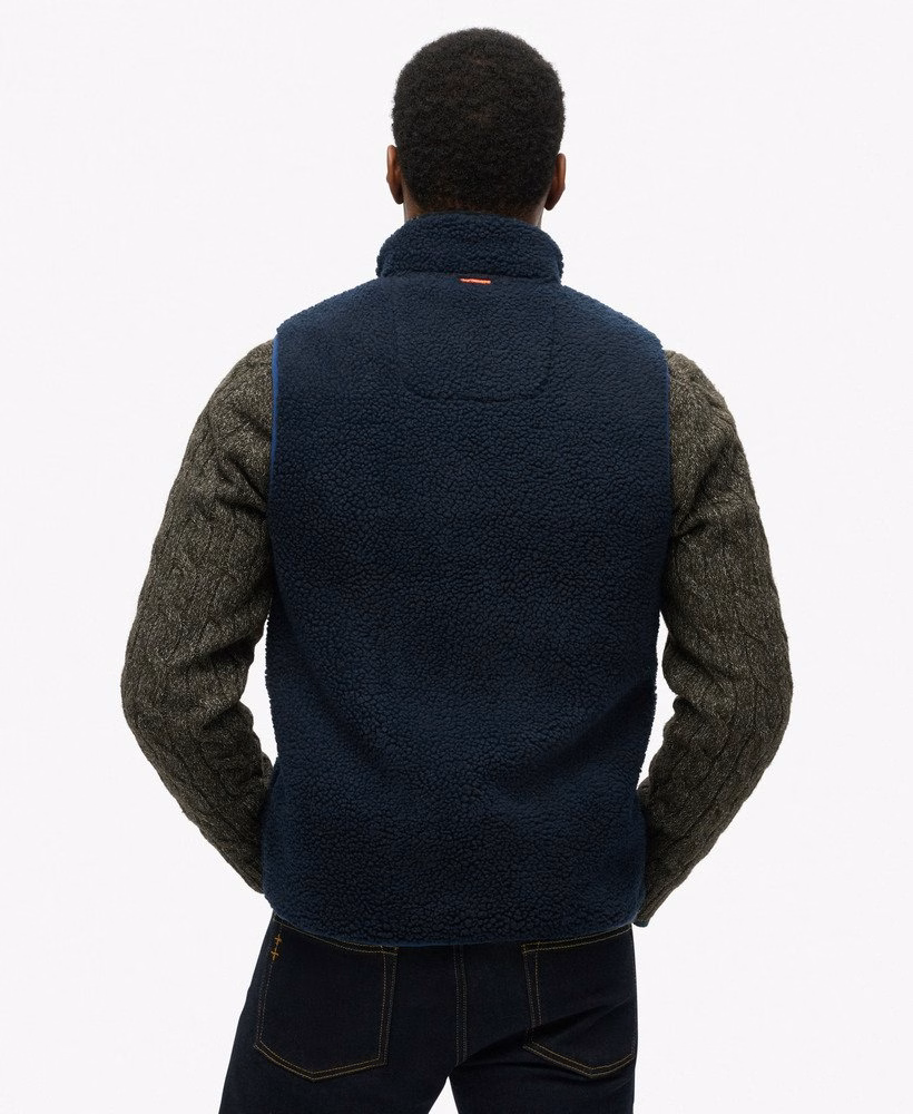 Outdoor fleece vest