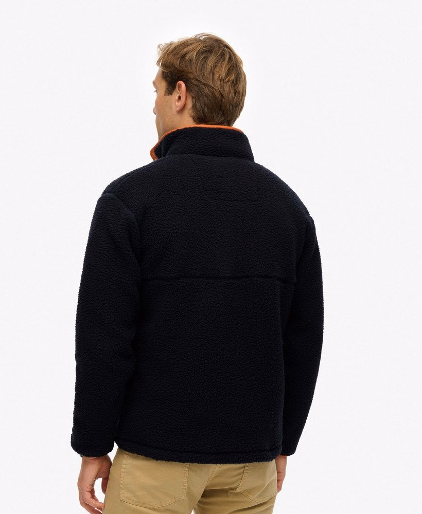 Fuji fleecevest met drukknoopsluiting