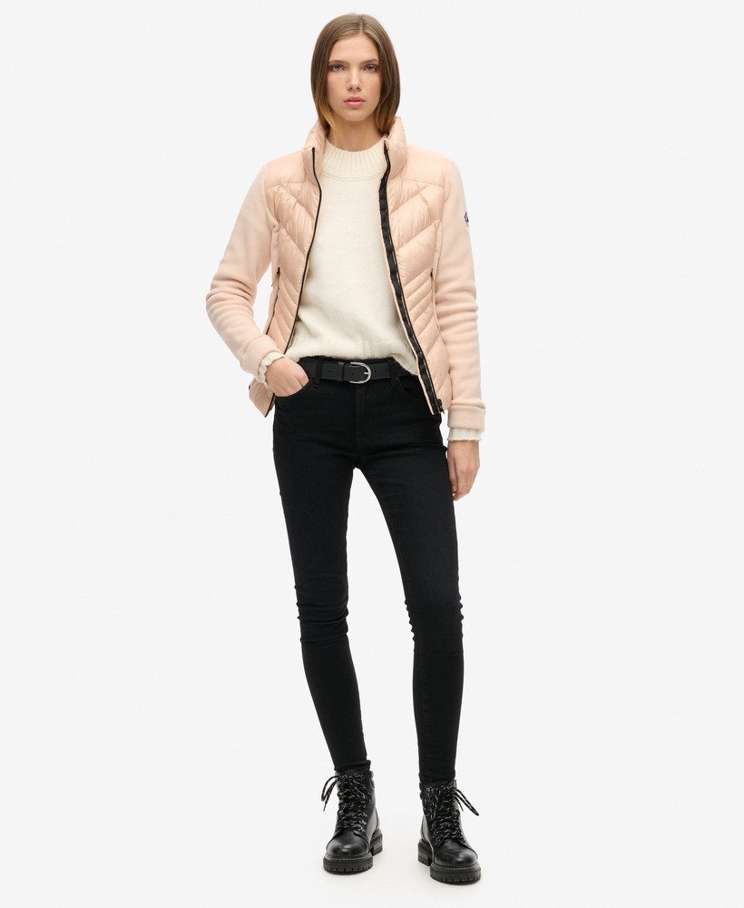 storm fleece jacket in frappe beige