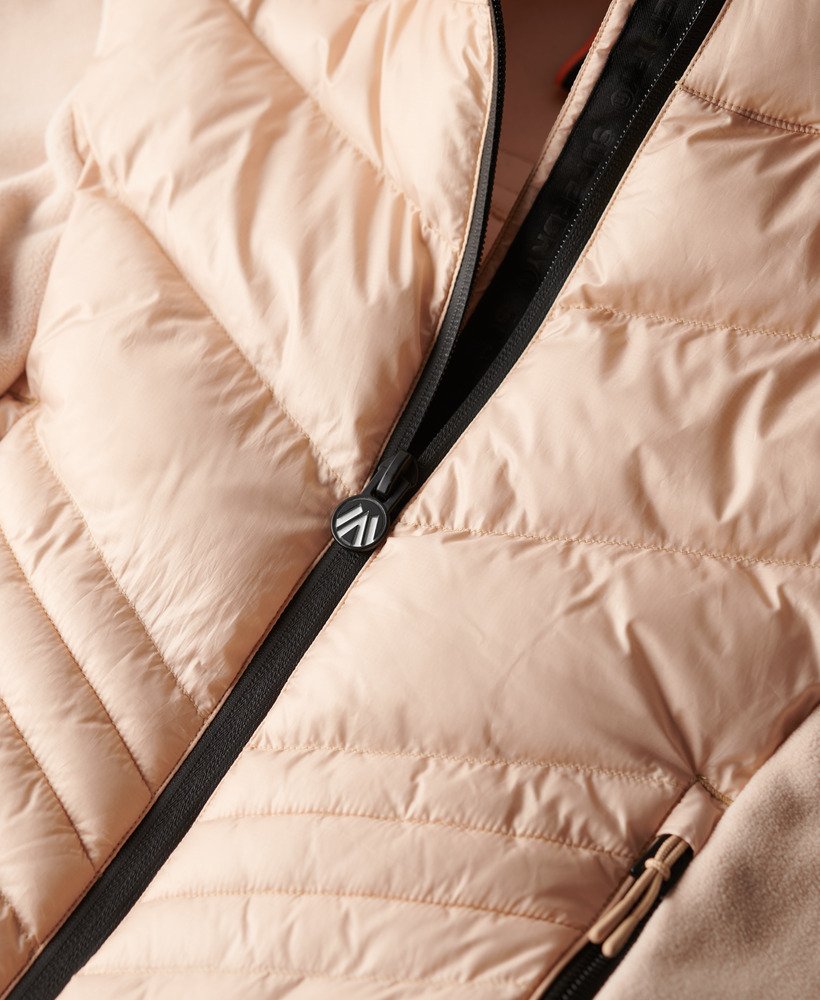 storm fleece jacket in frappe beige