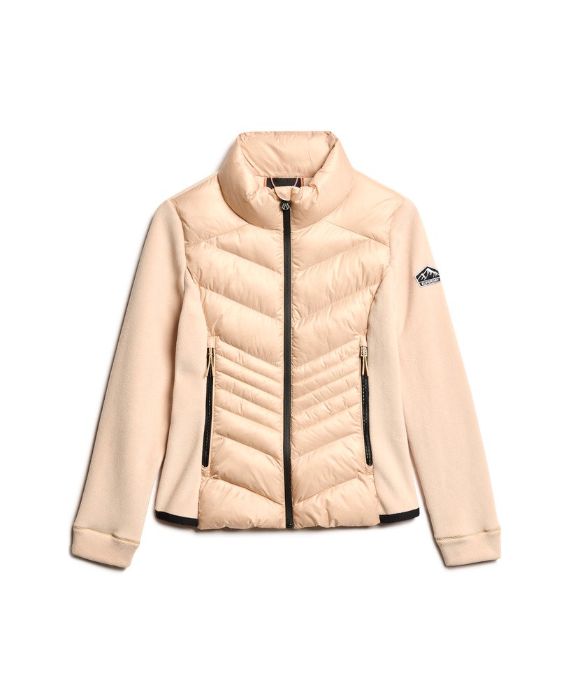 storm fleece jacket in frappe beige