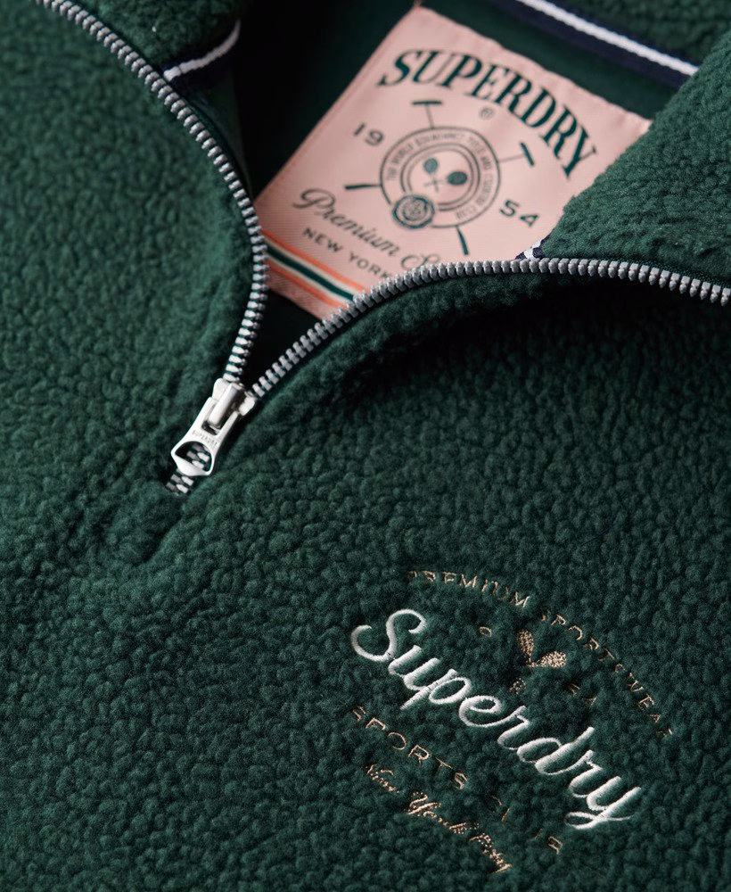 Country Club Fleece Half Zip Sweatshirt