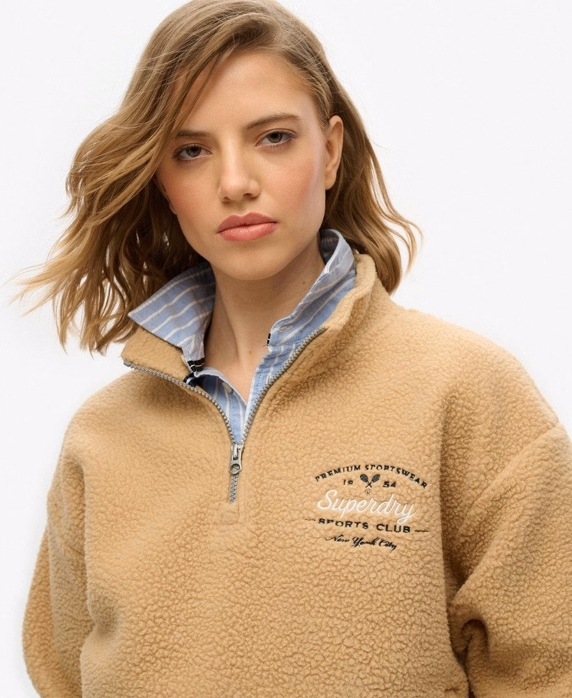 Country Club Fleece Half Zip Sweatshirt