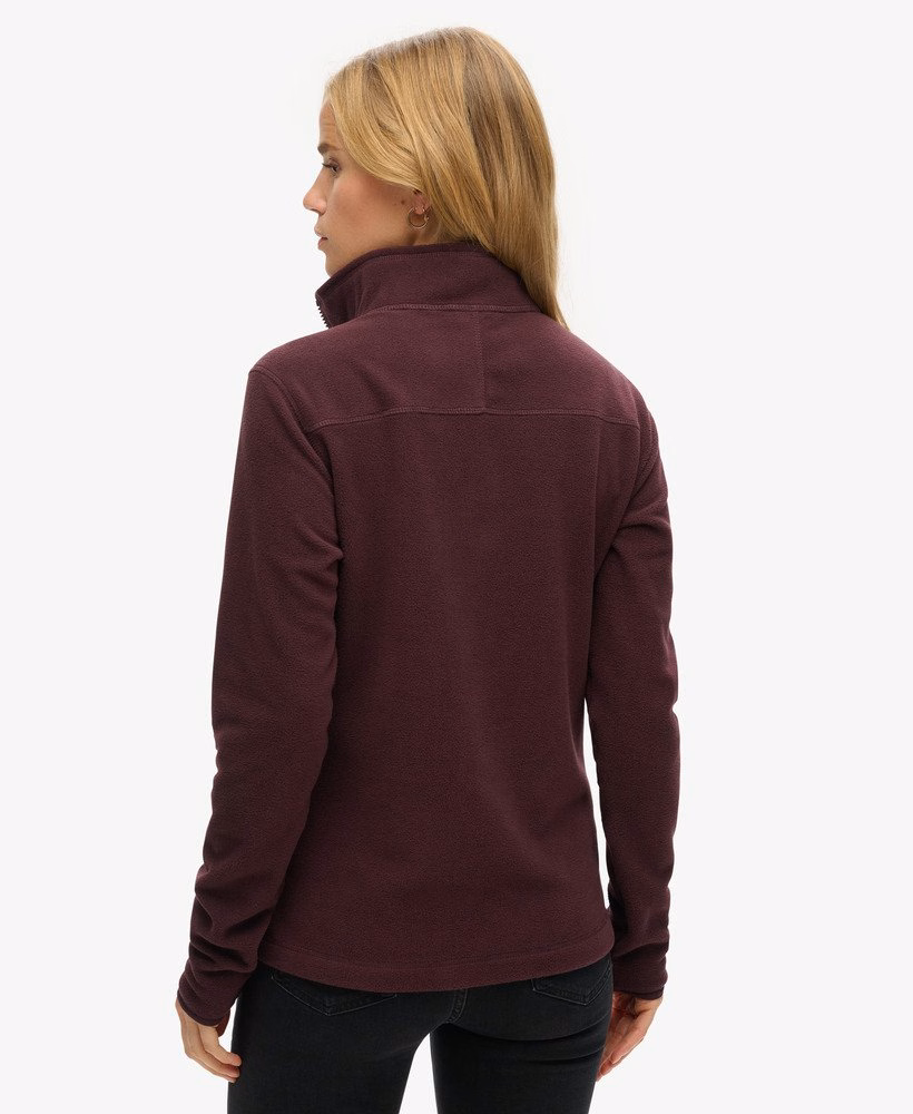 Polar Fleece Trui met Halve Rits