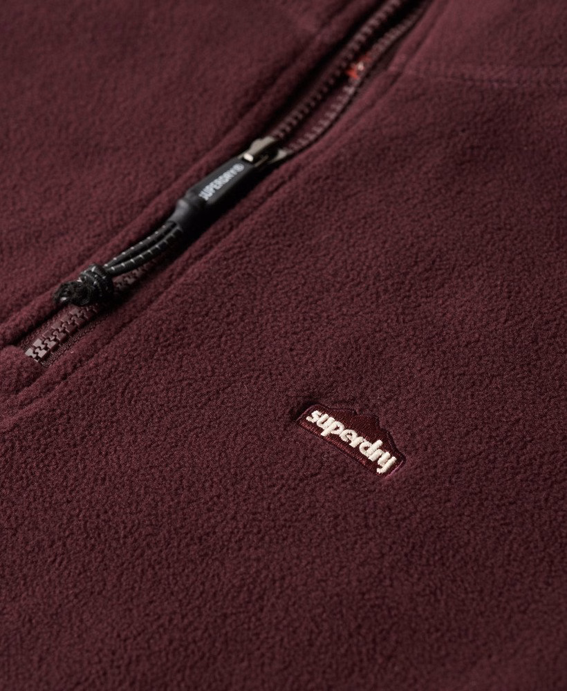 Polar Fleece Trui met Halve Rits