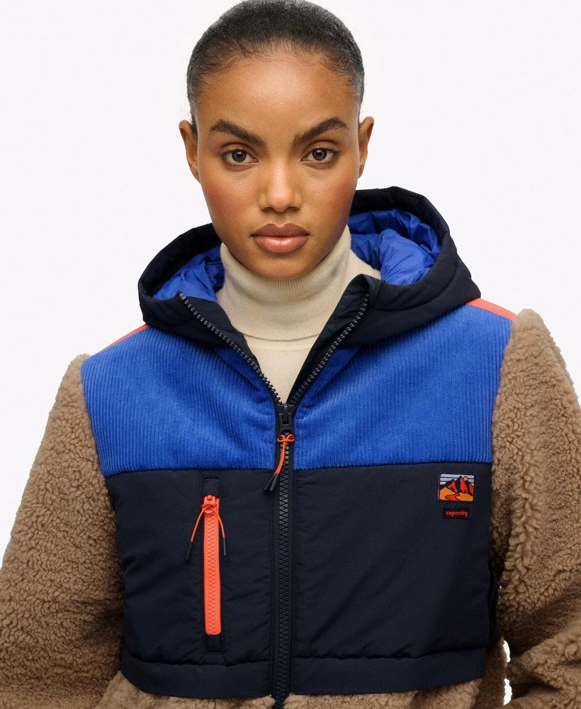 Fleece Sherpa-jas met capuchon