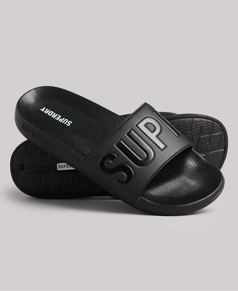 core pool sliders in zwart
