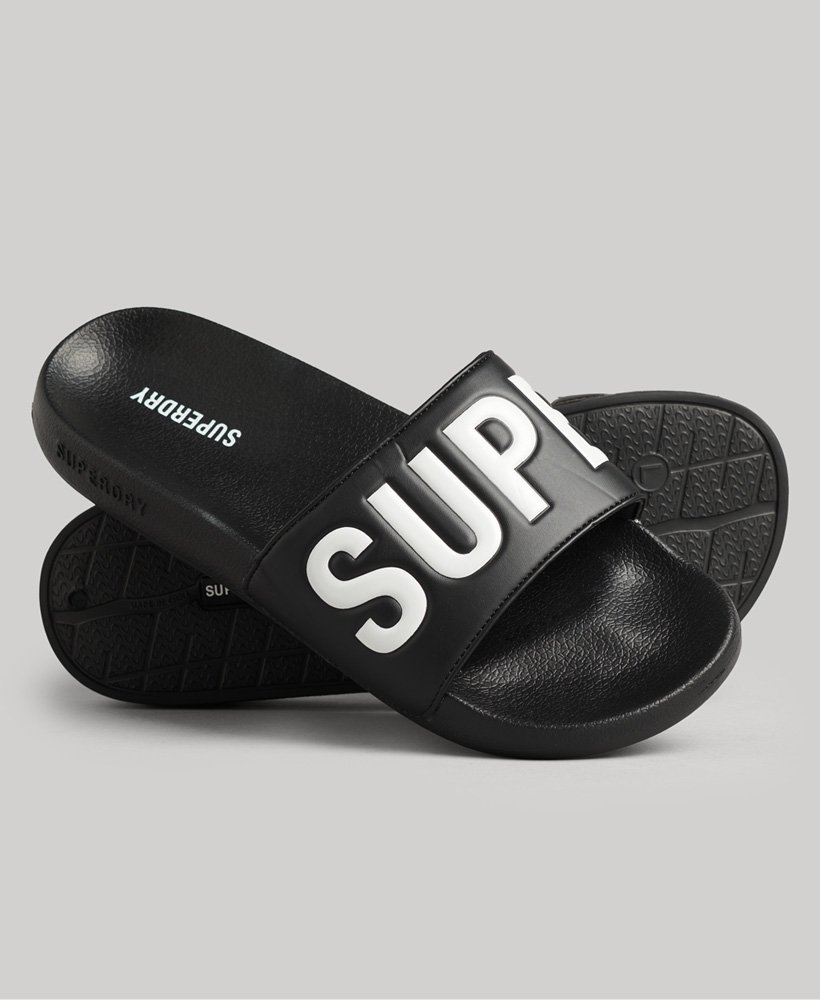 core pool sliders in zwartwit