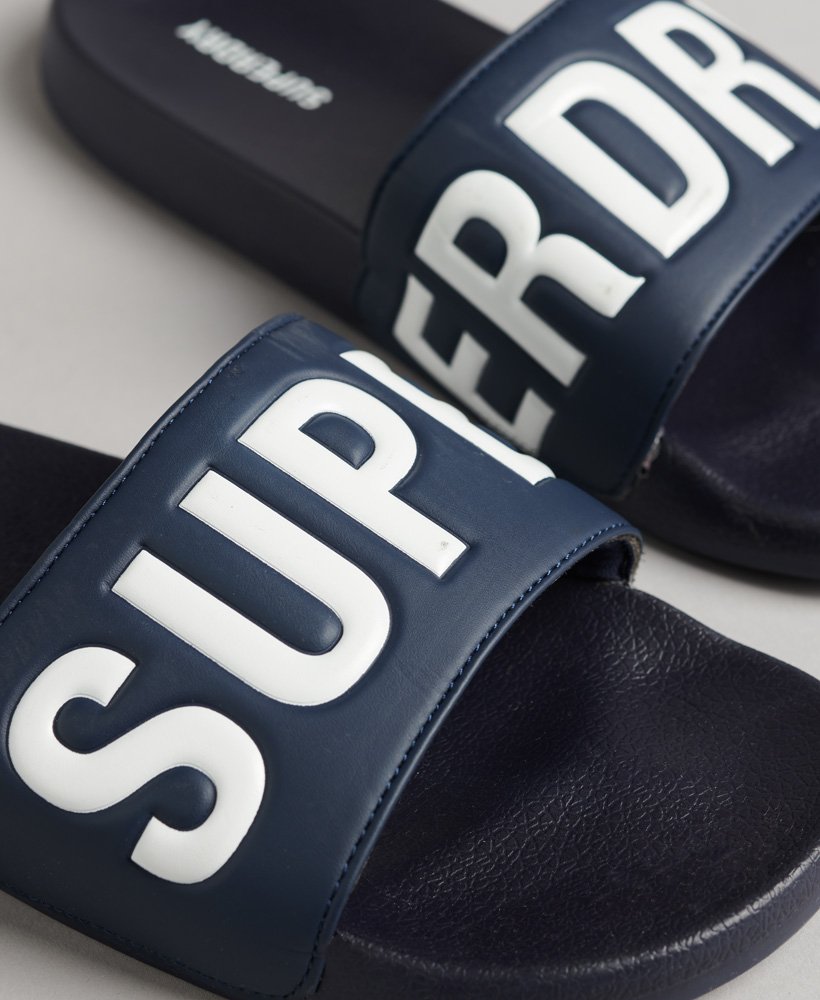 core pool sliders in deep navyoptic