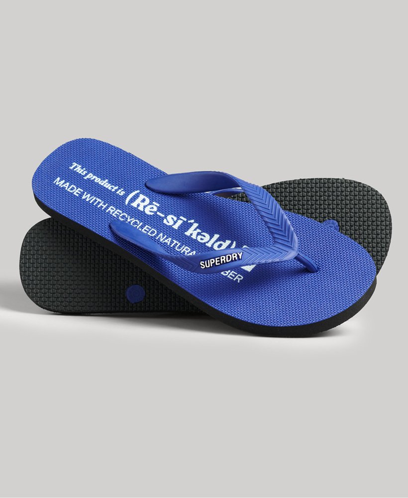 studios teenslippers in koningsblauw