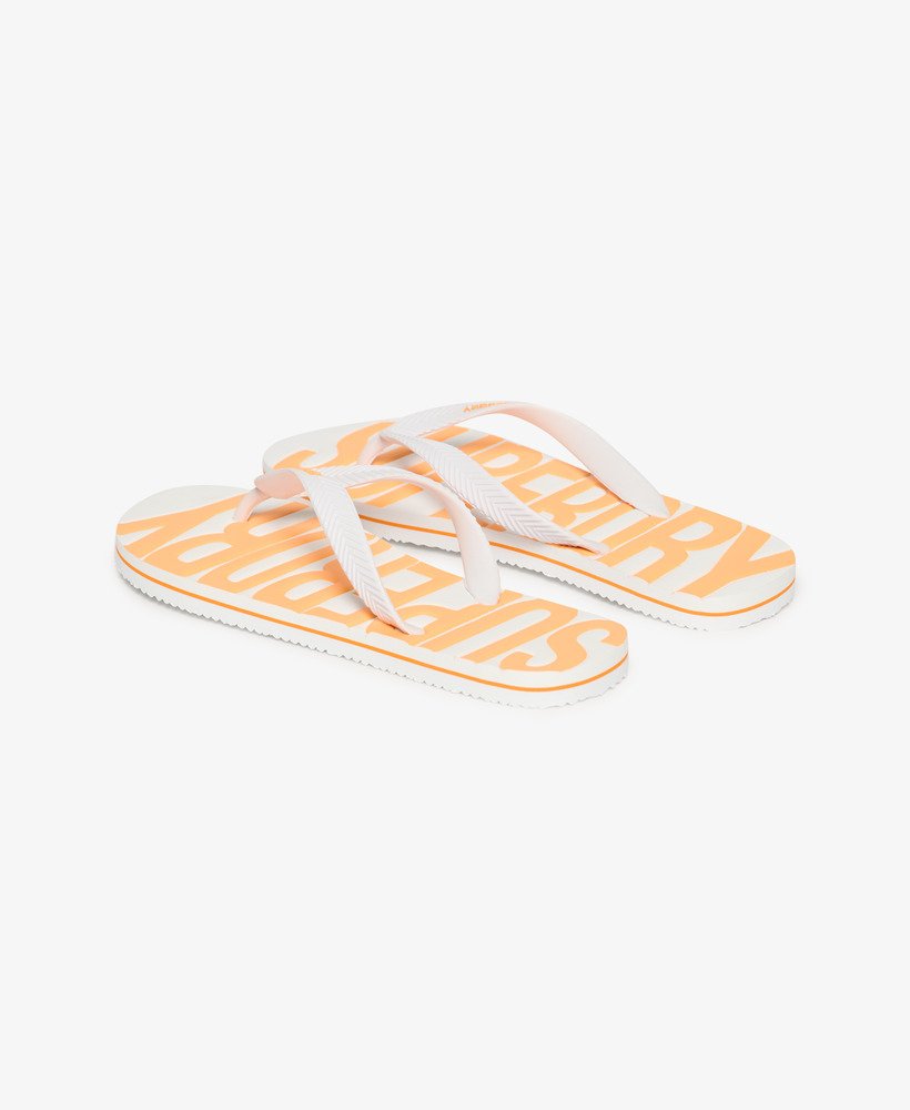 vintage teenslippers in het wit