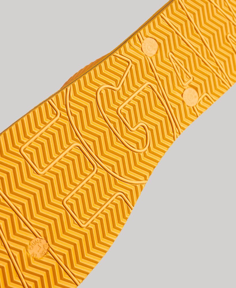 vintage teenslippers in track gold