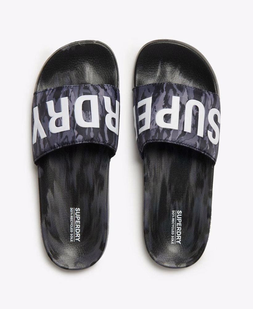Camo zwembadslippers