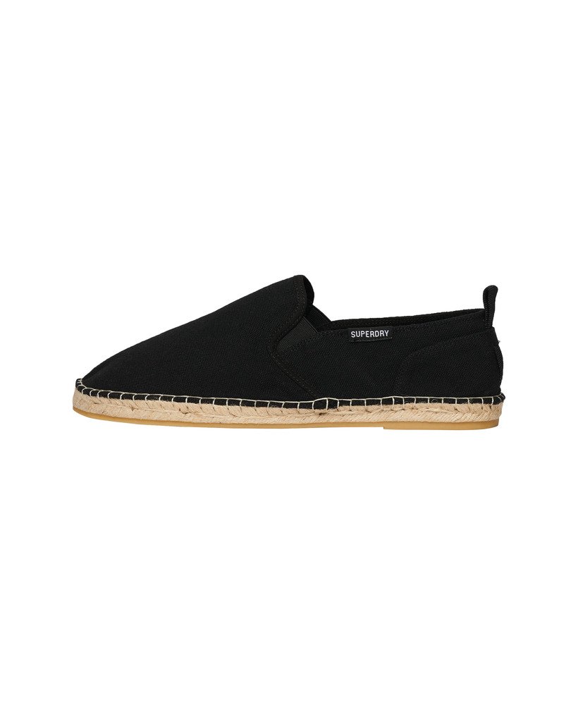 canvas espadrilles in het zwart