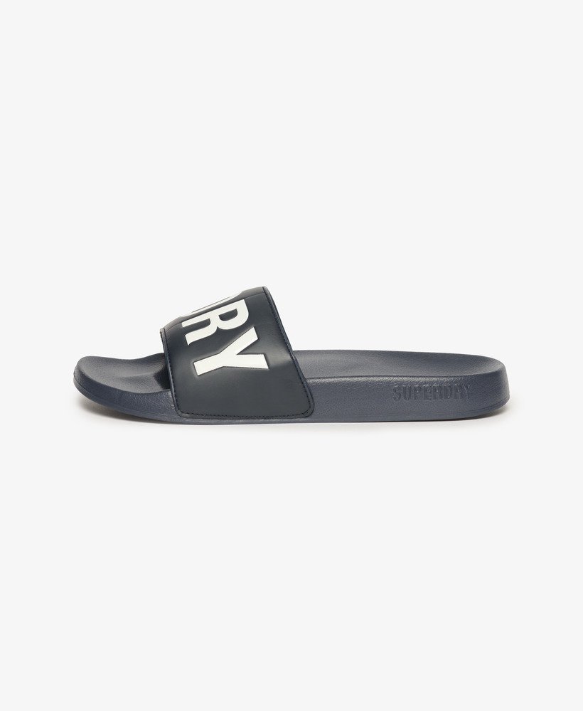 core vegan zwembadslippers in diepblauwoptisch