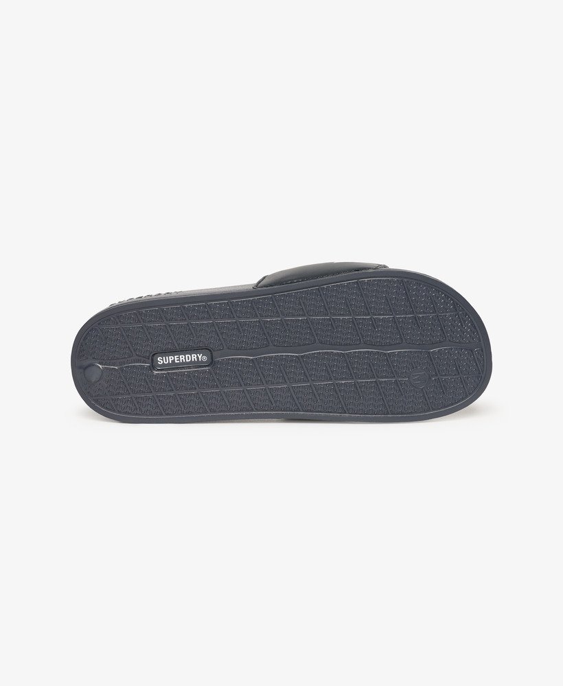 core vegan zwembadslippers in diepblauwoptisch