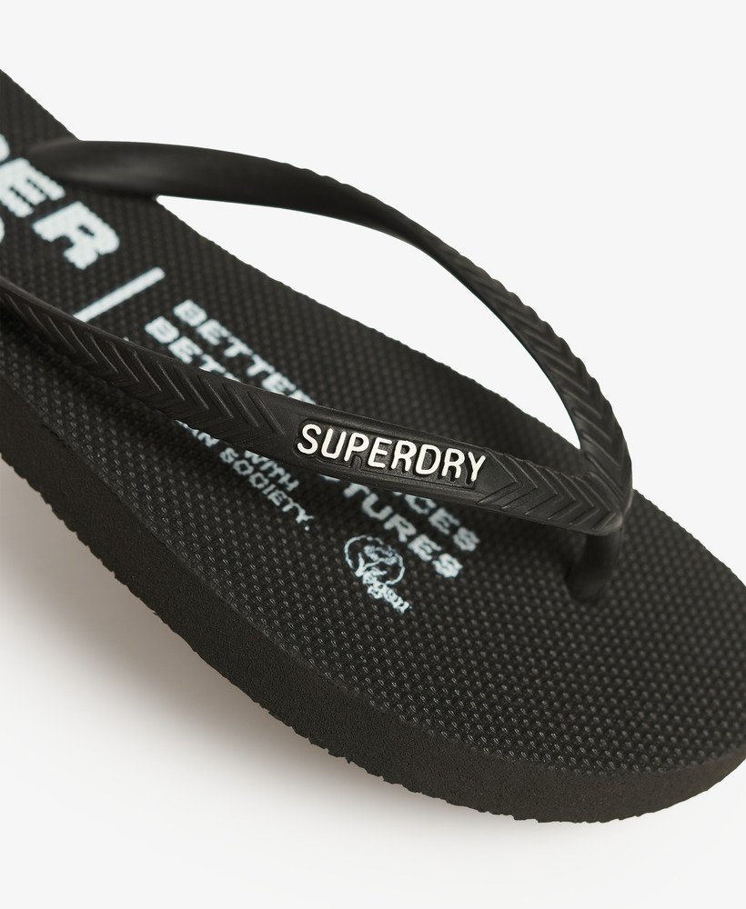 studios teenslippers in zwart
