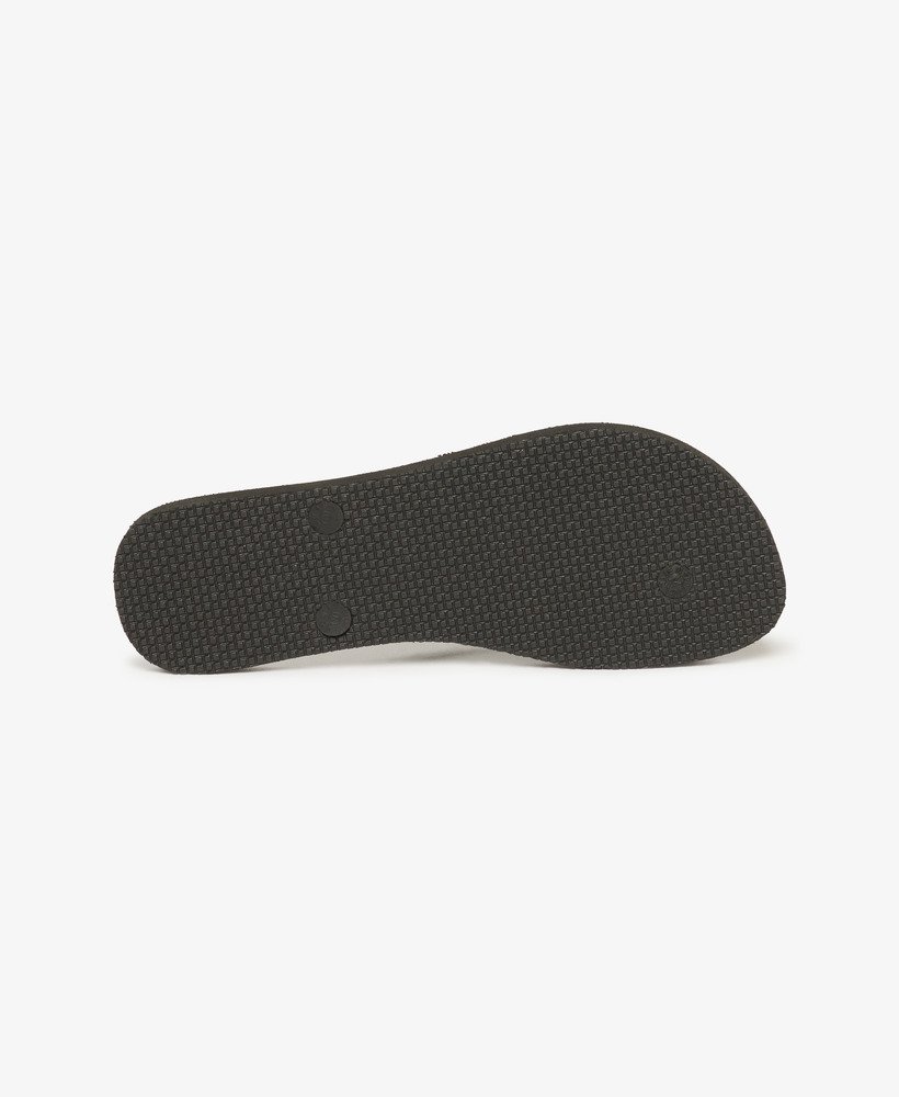 studios teenslippers in zwart