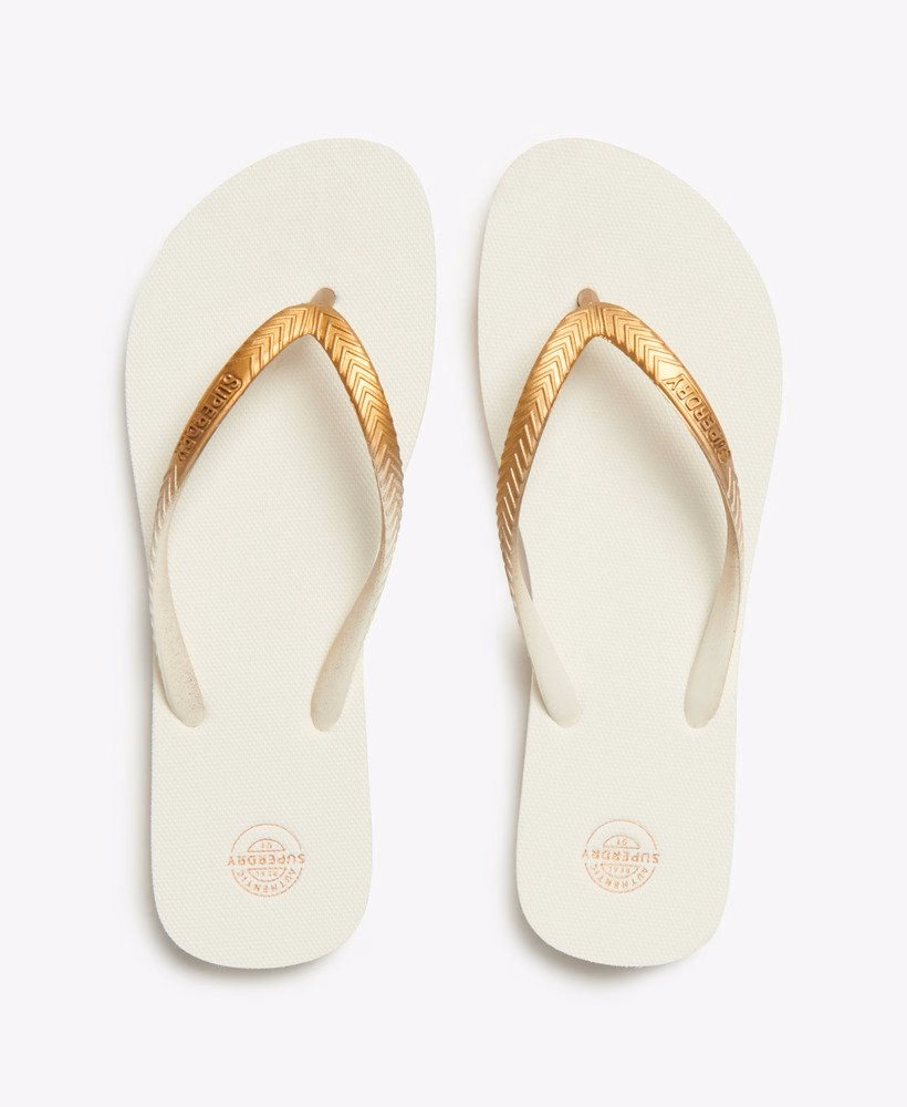 Core Metallic Flip Flops