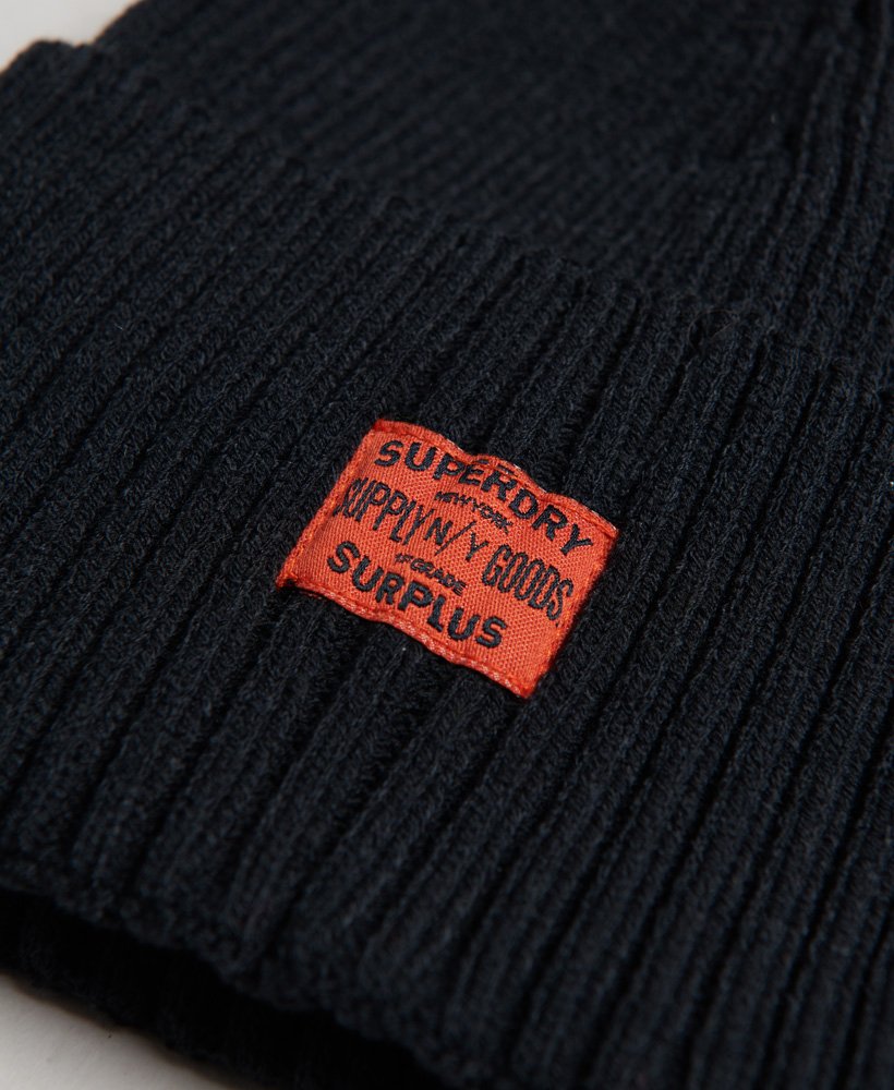 rkwear gebreide muts in zwart