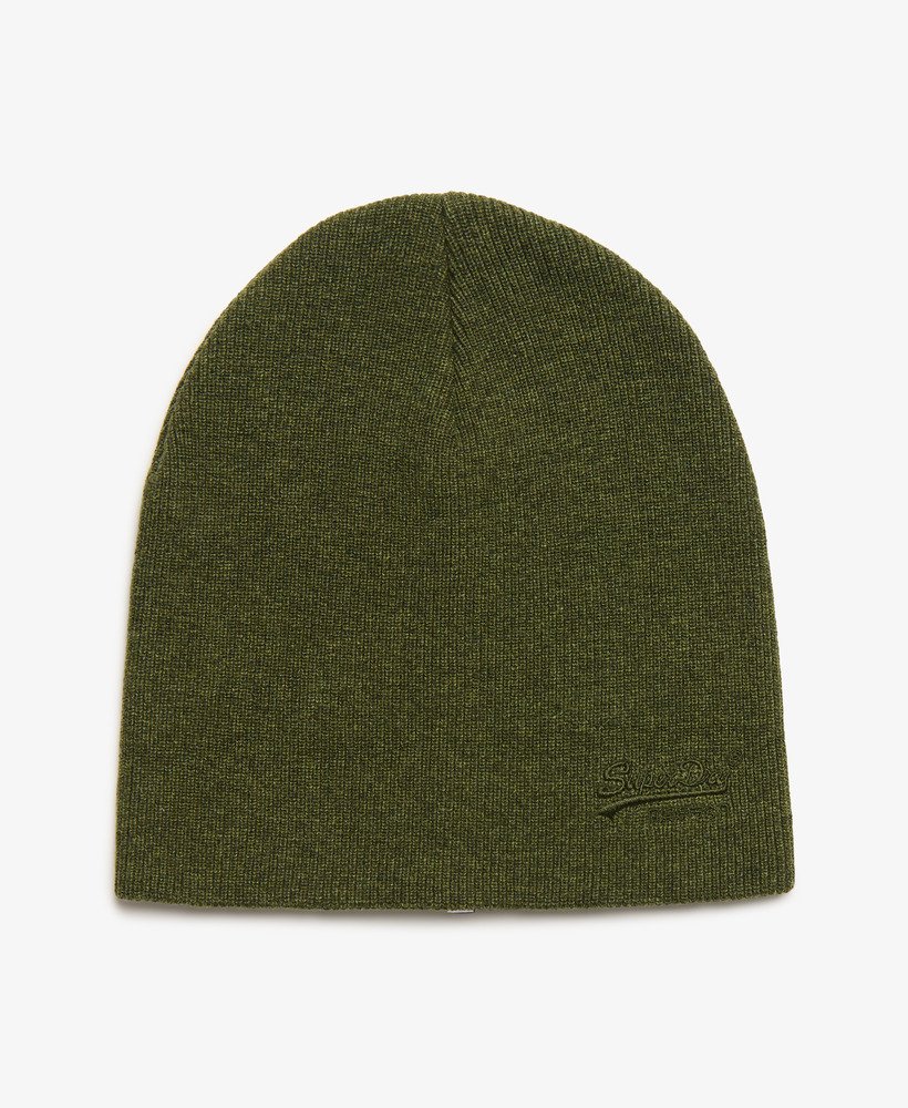 sport tri logo trucker cap in deep army green marl