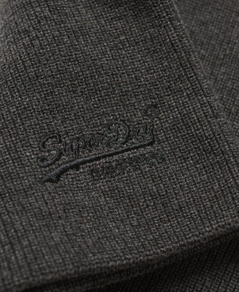sport tri logo trucker cap in iron grey marl