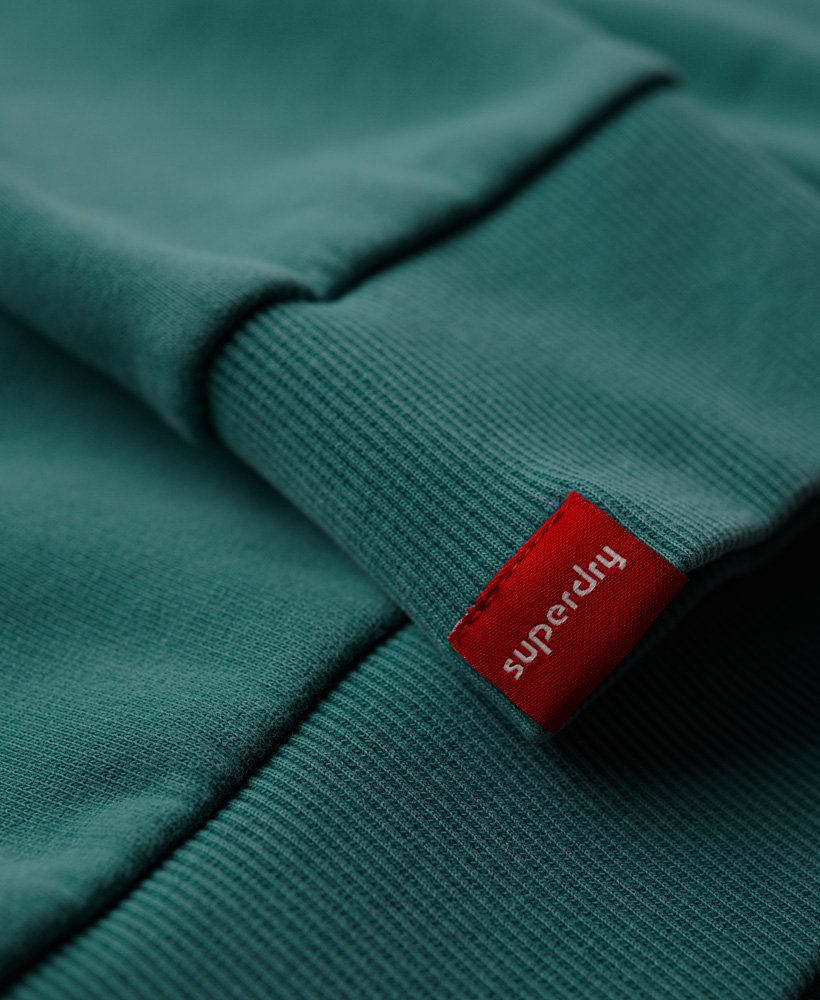 neon vintage logo hoodie in hydro blue