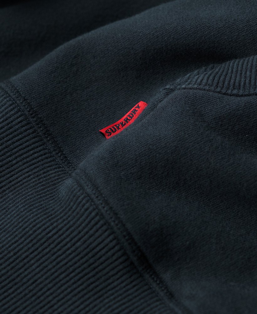 essential logo hoodie in eclipse navy