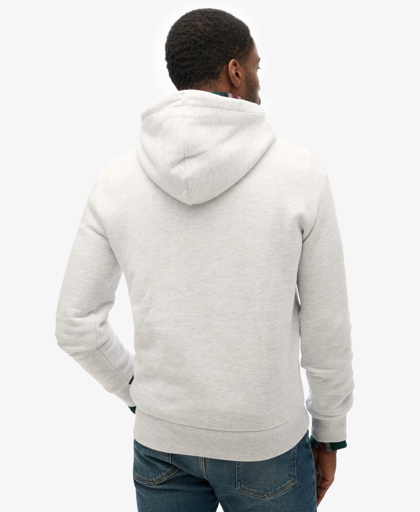 vintage box gradient hoodie in ice marl