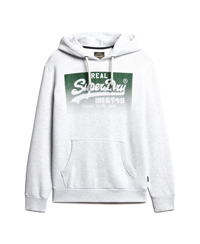 vintage box gradient hoodie in ice marl