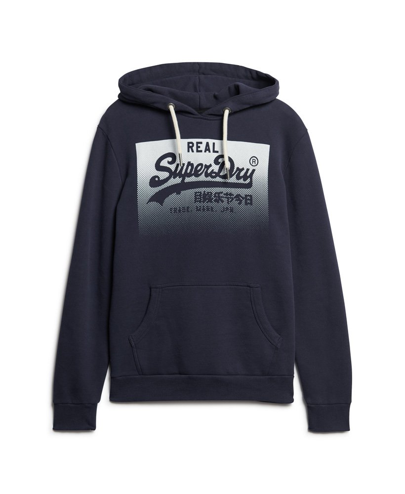vintage box gradient hoodie in atlantic navy