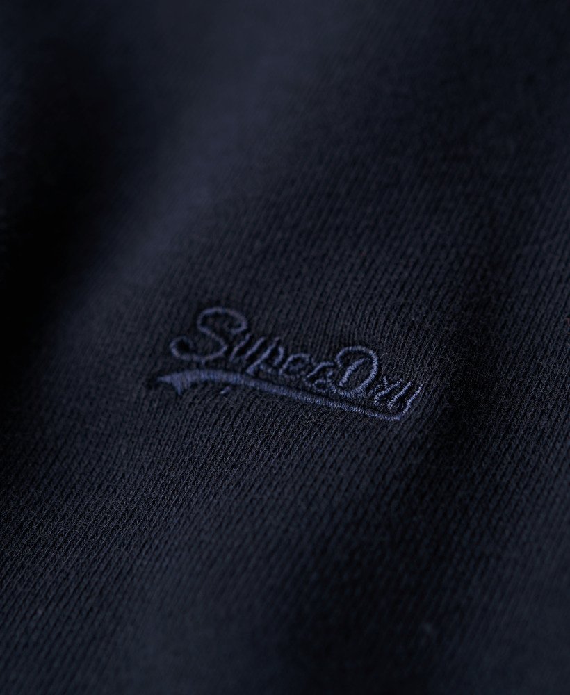 essential logo crew sweatshirt in eclipse navy