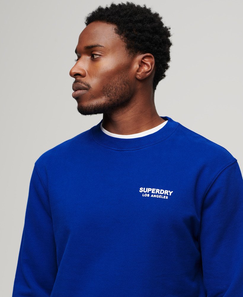 sport loose crew sweatshirt in mazarine blue