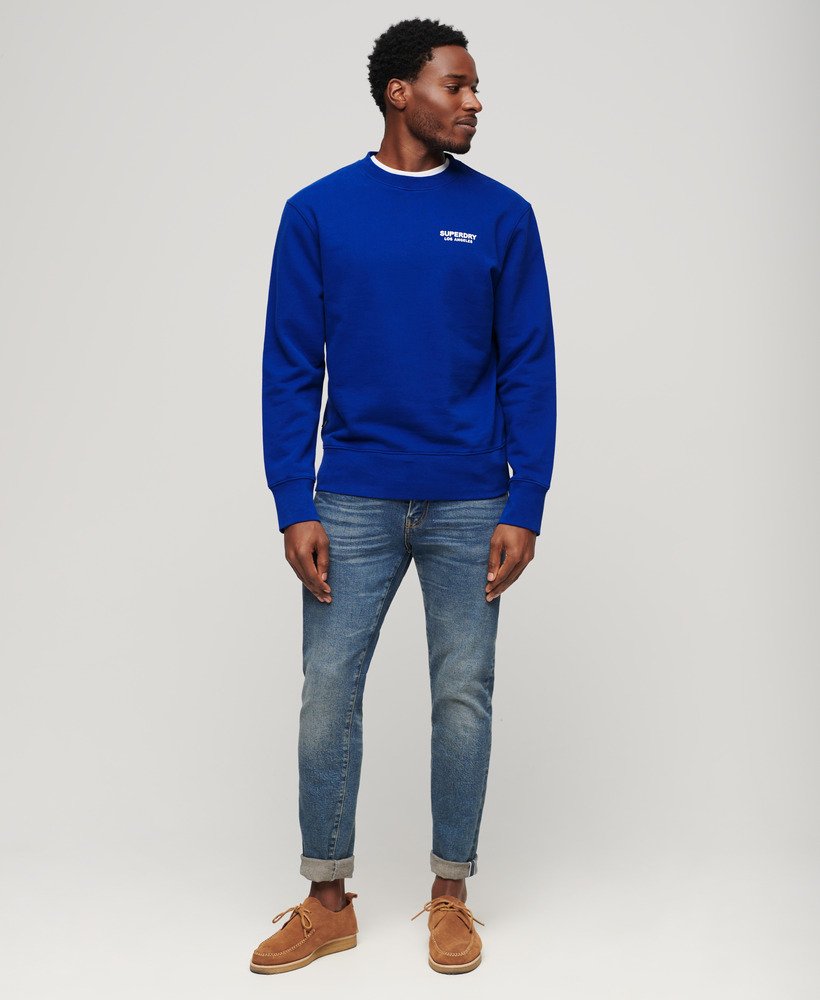 sport loose crew sweatshirt in mazarine blue