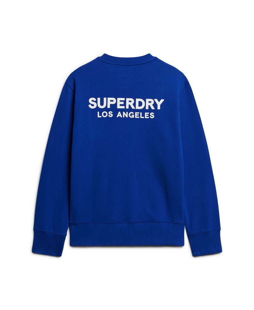 sport loose crew sweatshirt in mazarine blue