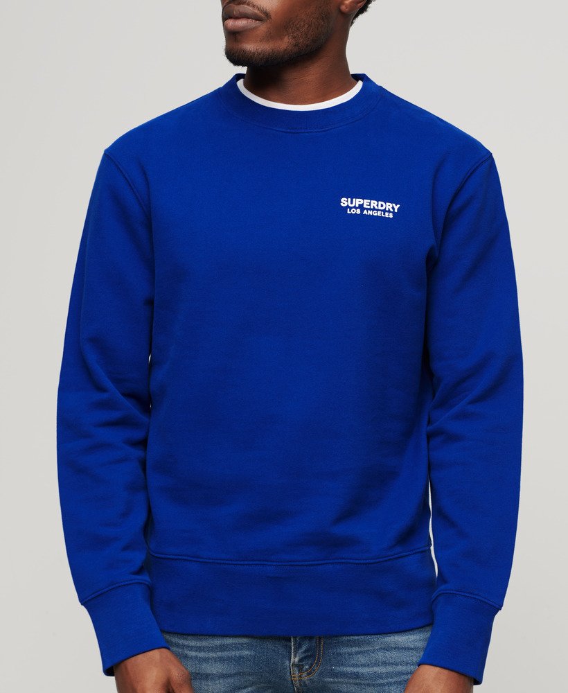 sport loose crew sweatshirt in mazarine blue