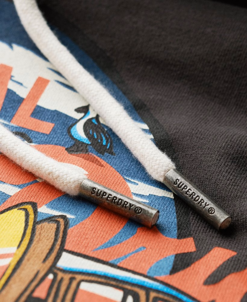 Vintage logo grafische hoodie