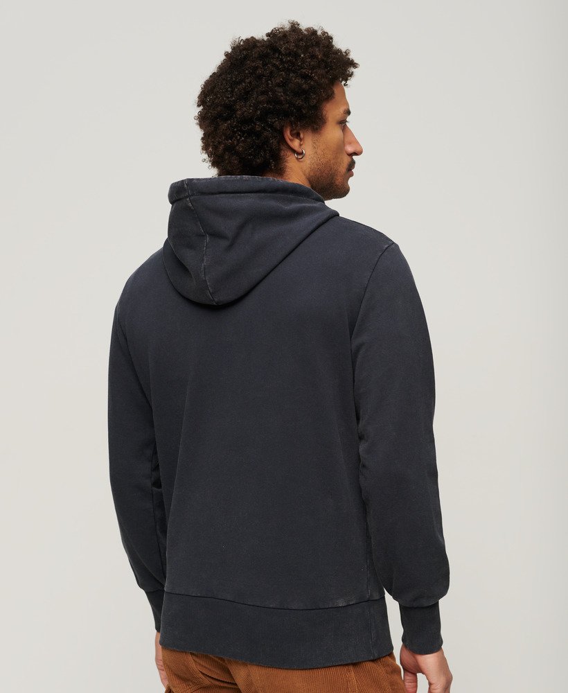 neonkleurige reishoodie met losse pasvorm in eclipse navy