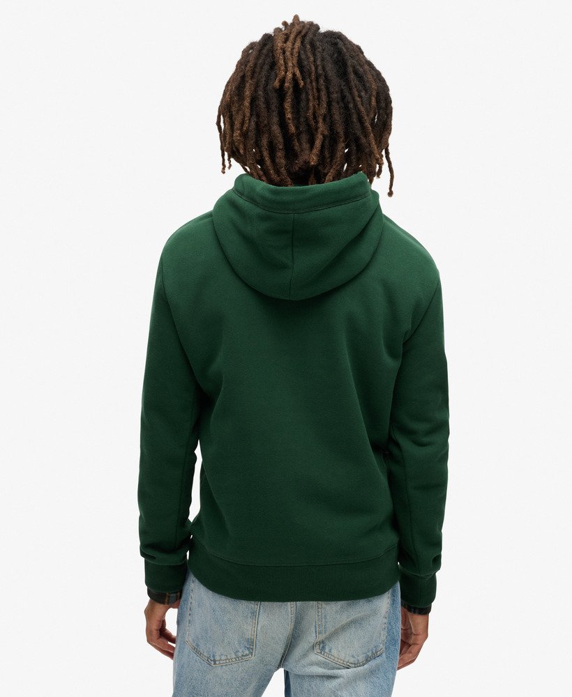 essential logo hoodie in emaillegroen