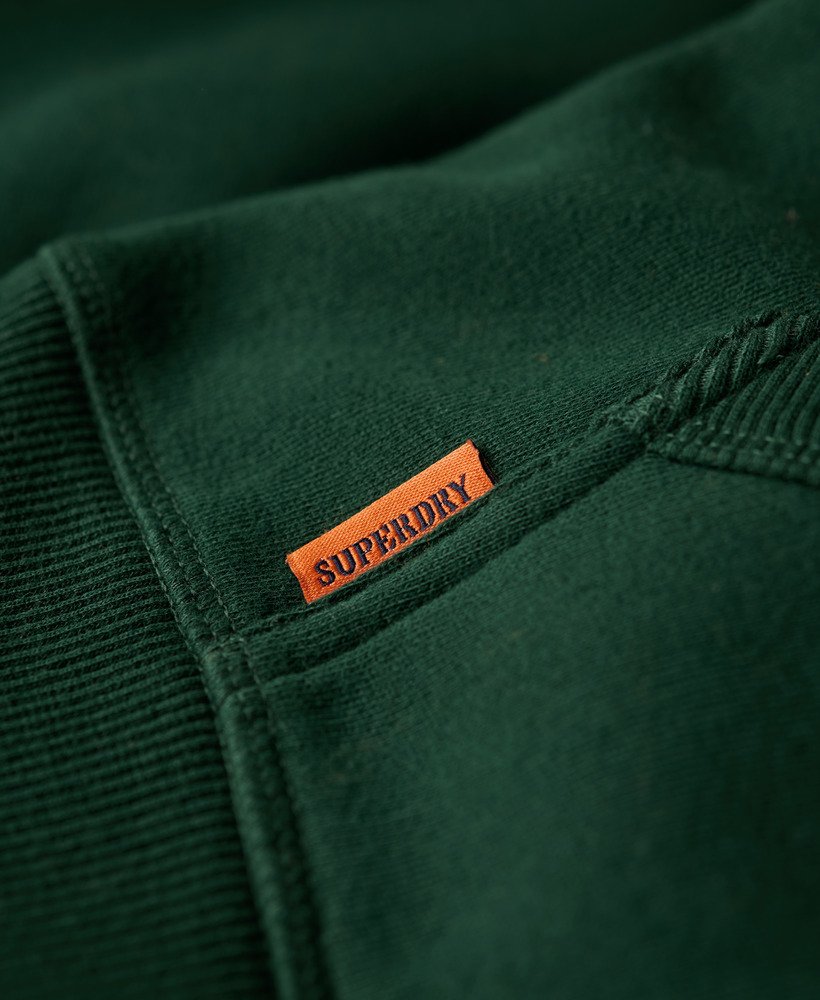 essential logo hoodie in emaillegroen