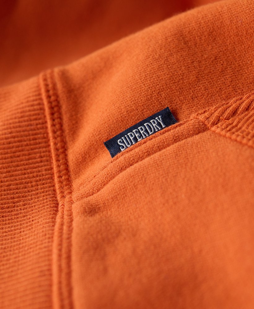 essential logo hoodie in autumn glaze brown