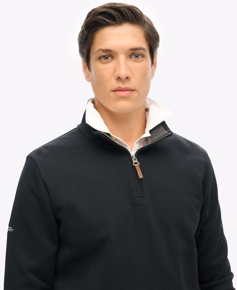 Core Piqué Half Zip Sweatshirt